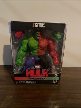 Hasbro Marvel Legends Compound Hulk Figure - Green & Red